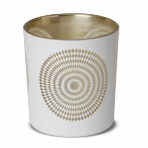 Aztec candle jar